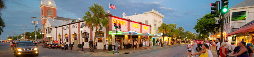 Key West Duval Street in front of Sloppy Joes